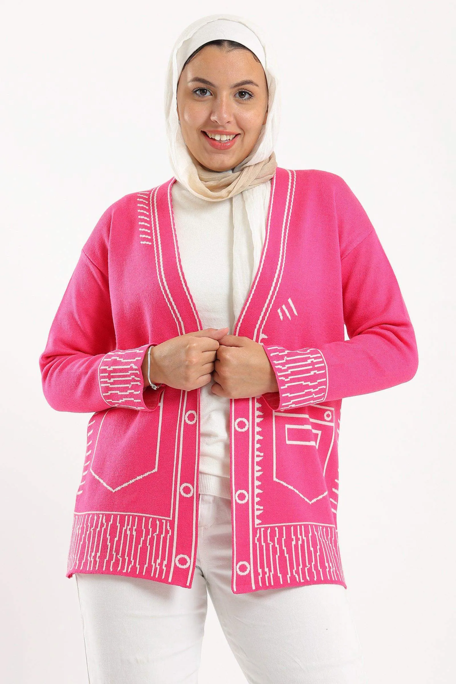 Long Sleeves Knitted Cardigan