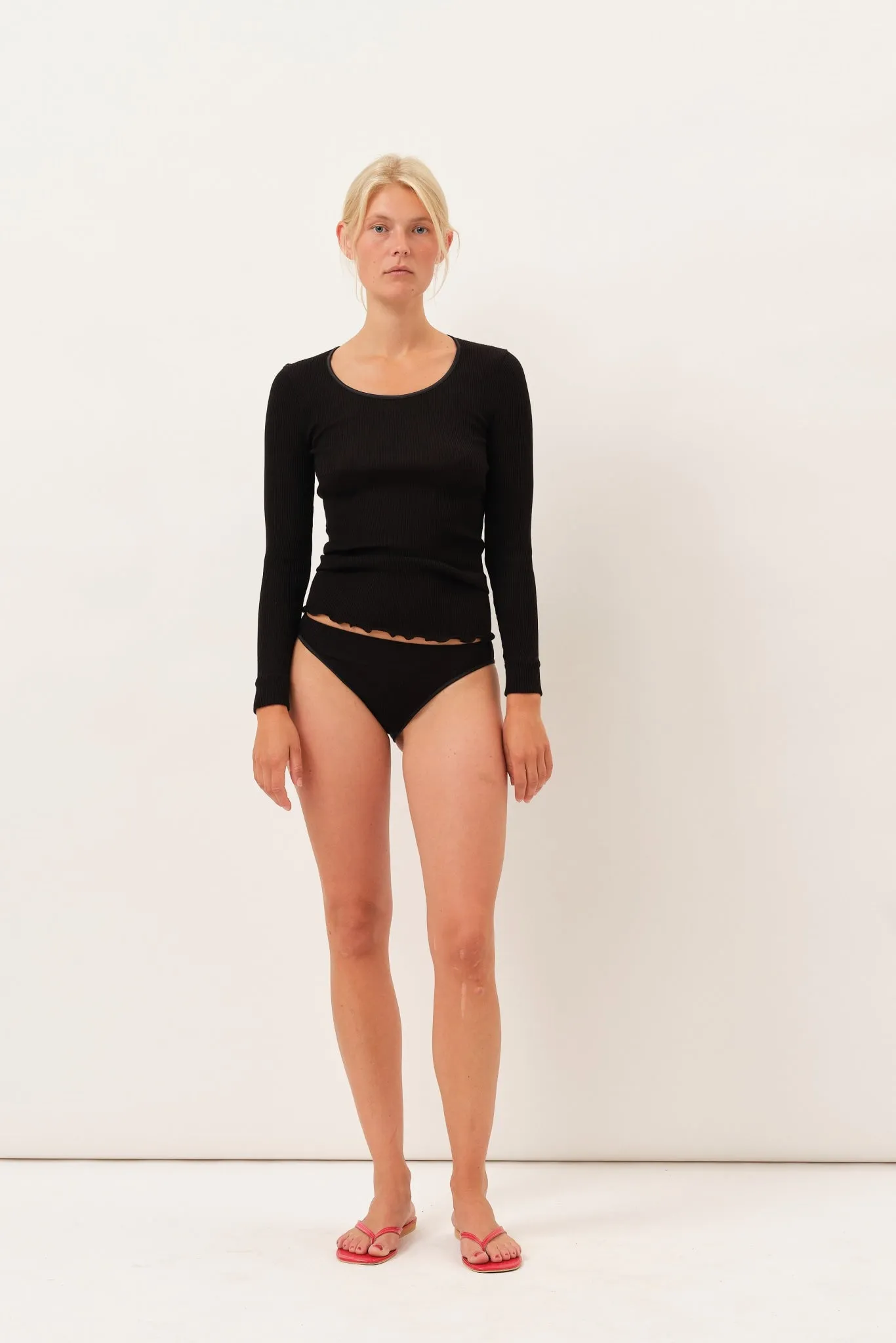 Lucrezia Oscalito Briefs — Black