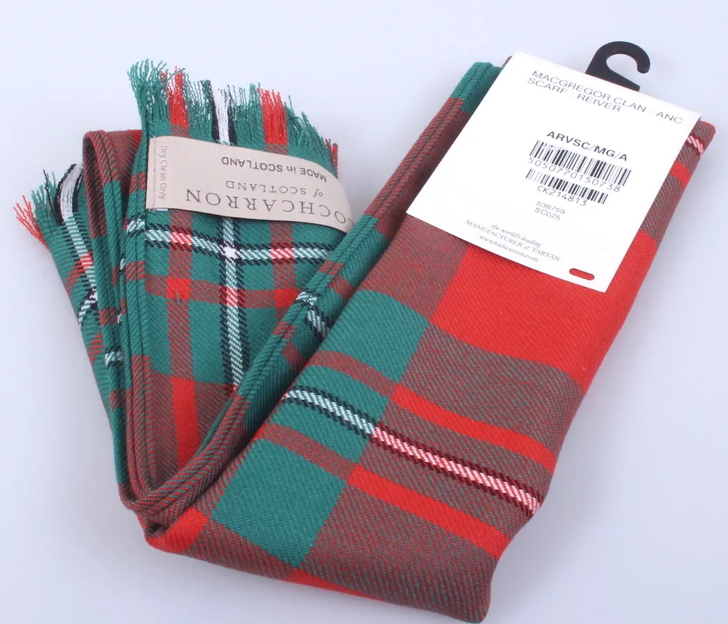 Luxury Lightweight Scarf in MacGregor Ancient Tartan