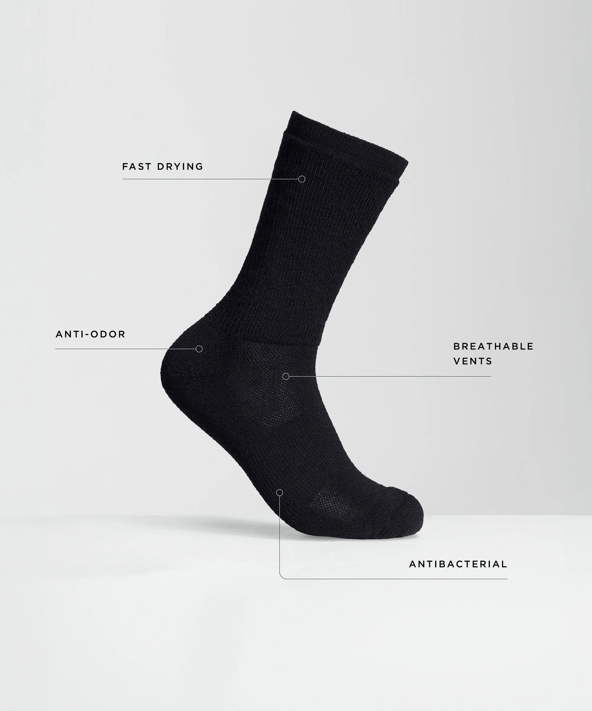 Men's All Season Crew Socks