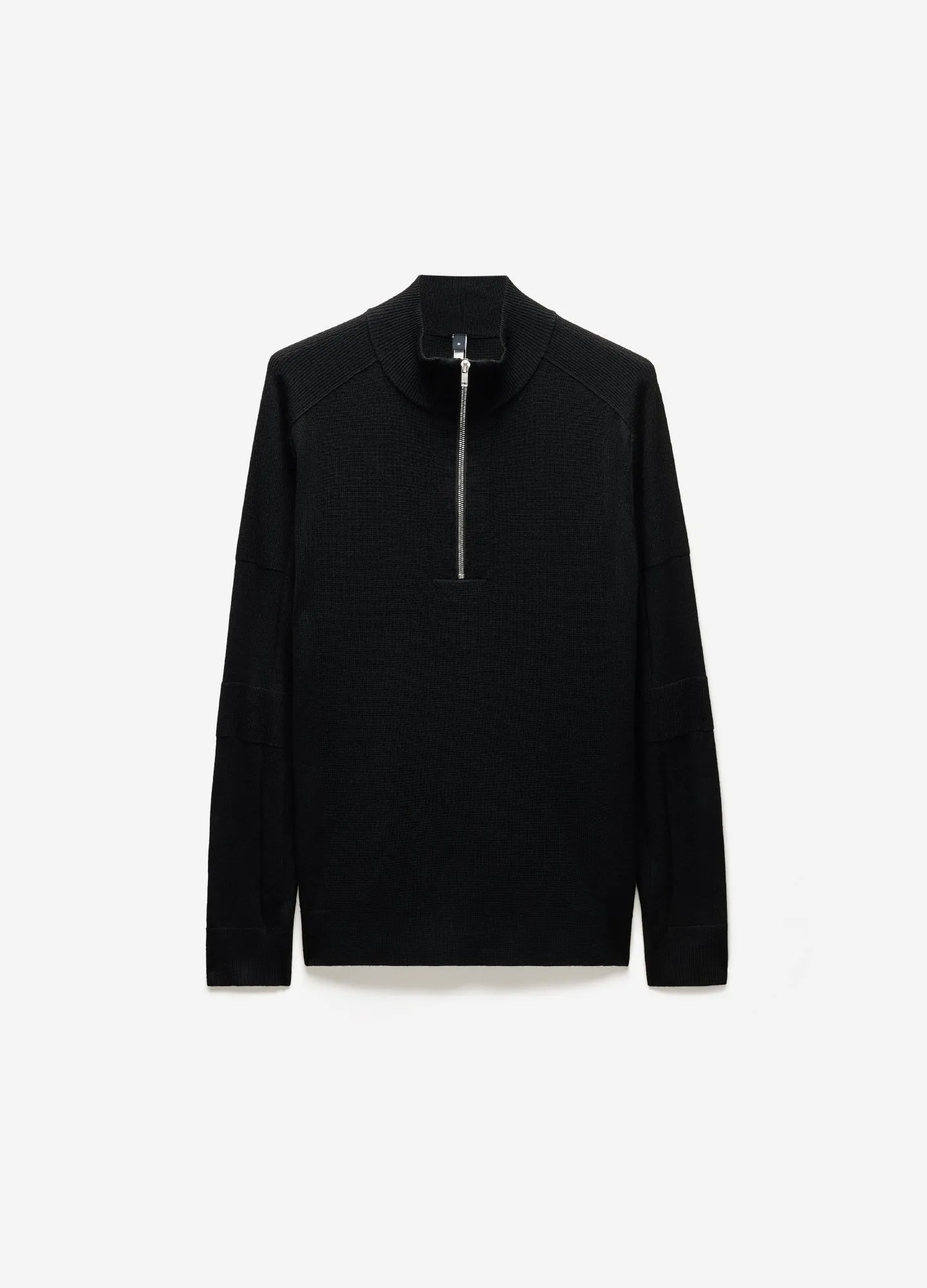 Merino Funnel Neck Sweater Black