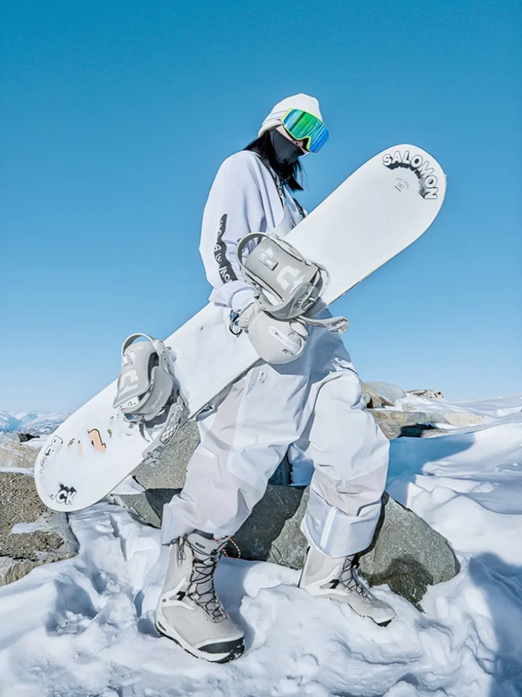 NIS Colorblock Baggy Snow Bibs - Unisex