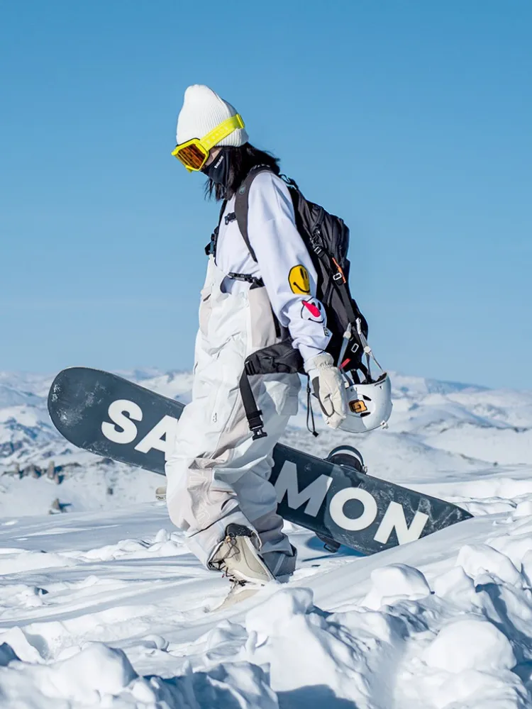 NIS Colorblock Baggy Snow Bibs - Unisex