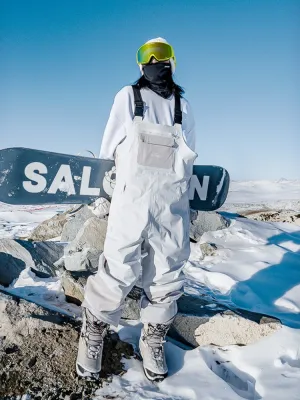 NIS Colorblock Baggy Snow Bibs - Unisex