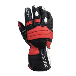 RST Jet City CE Approved Leather Gloves - Red