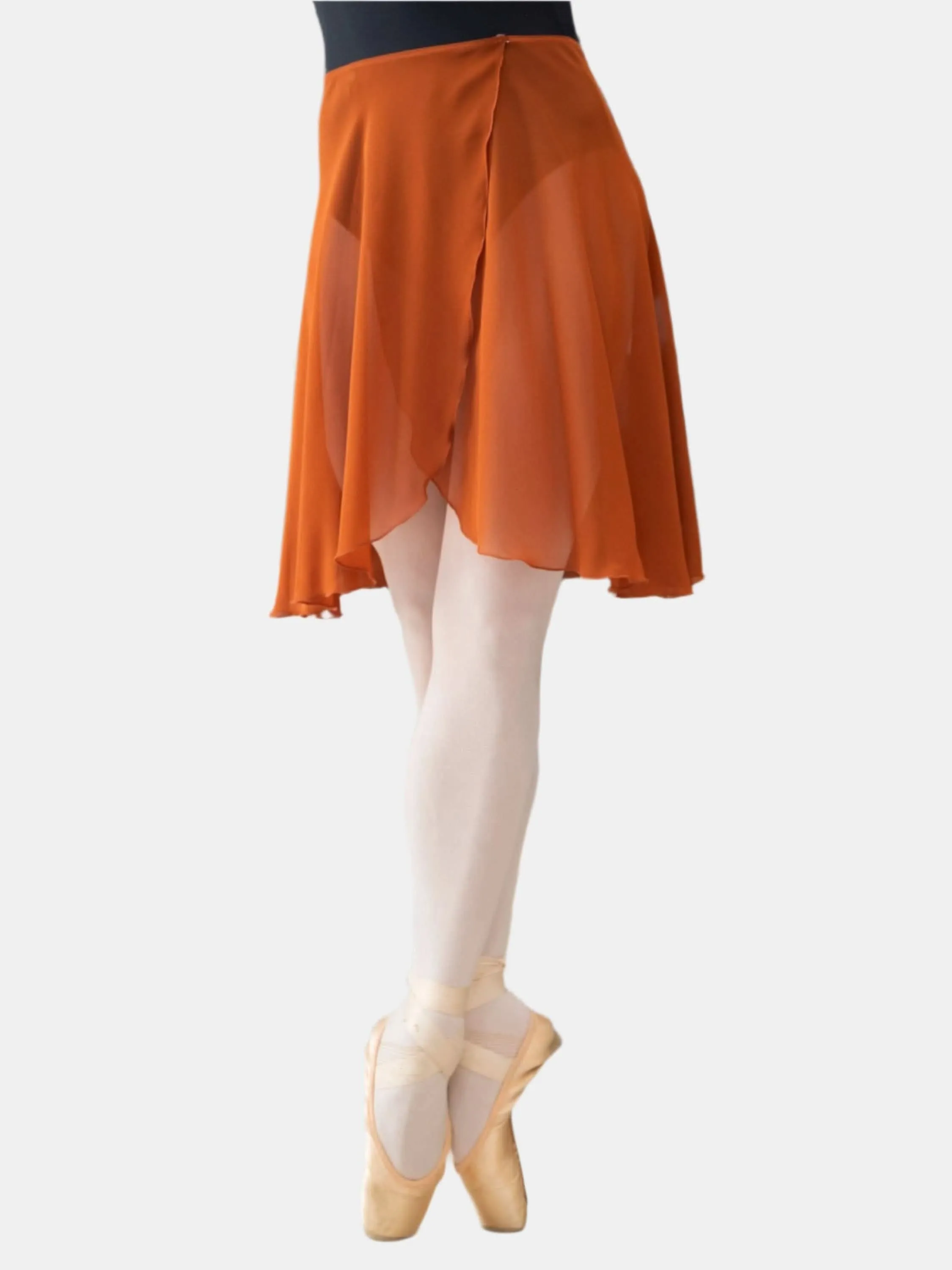 Rust Wrap Long Dance Skirt MP339