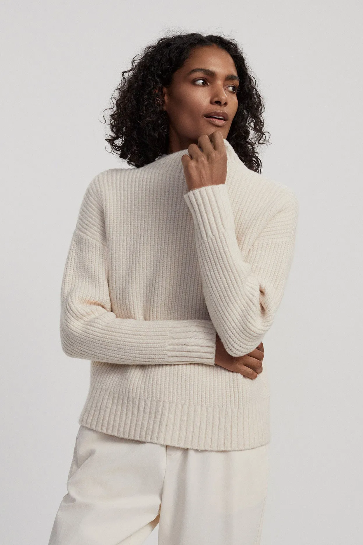 Skyla Funnel Neck Knit