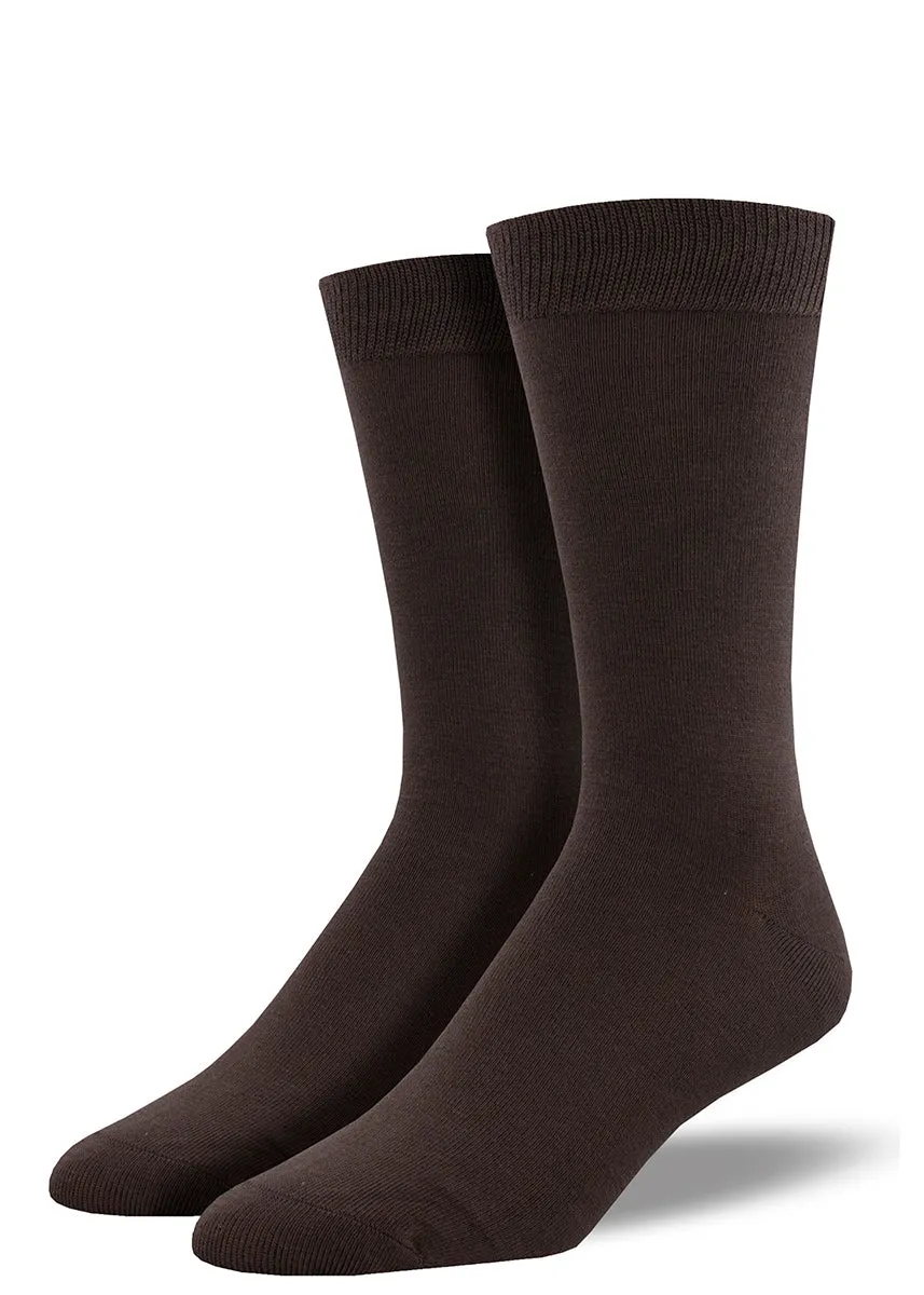 Solid Men's Bamboo Socks