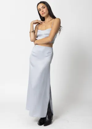 THE CUPRO SILKY DANI MAXI SKIRT