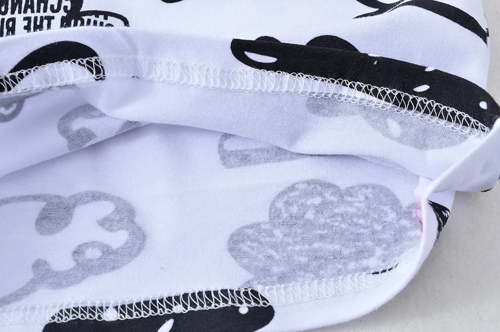 Unisex Monochrome Newborn 3pcs Cloud Set