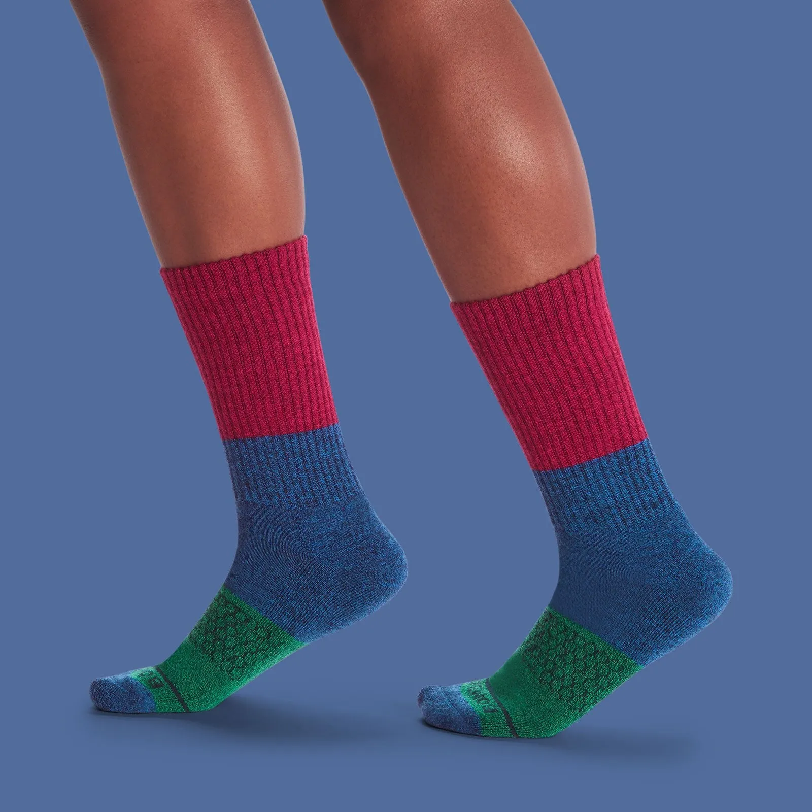 Women's Merino Tri-Block Calf Sock Gift Box